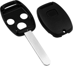 AUTOSLEUTEL HONDA -AUTOSLEUTEL LEEG 3 KNOPS INC CHIP HOUDER