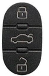 AUTOSLEUTEL VAG -RUBBER PAD 3 KNOPS VOOR LEGE BEHUIZING