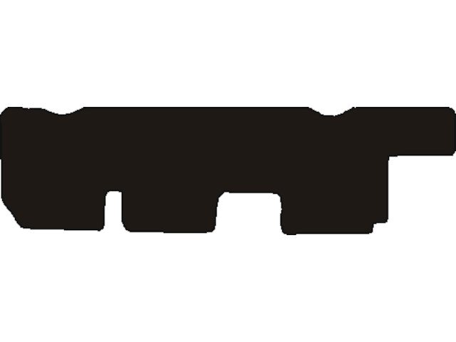MATTENSET NAALDVILT (ZWART) FORD TRANSIT ACHTERMATTEN  1997 - 2000