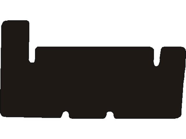 MATTENSET NAALDVILT (ZWART) MERCEDES W638 VITO 108/112 CDI ACHTERMAT 1999 - 2003