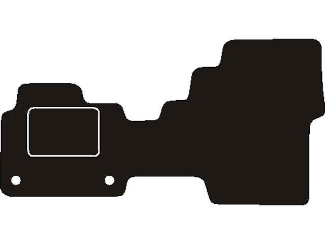 MATTENSET NAALDVILT (ZWART) TOYOTA PROACE CAMPER 2017 ->
