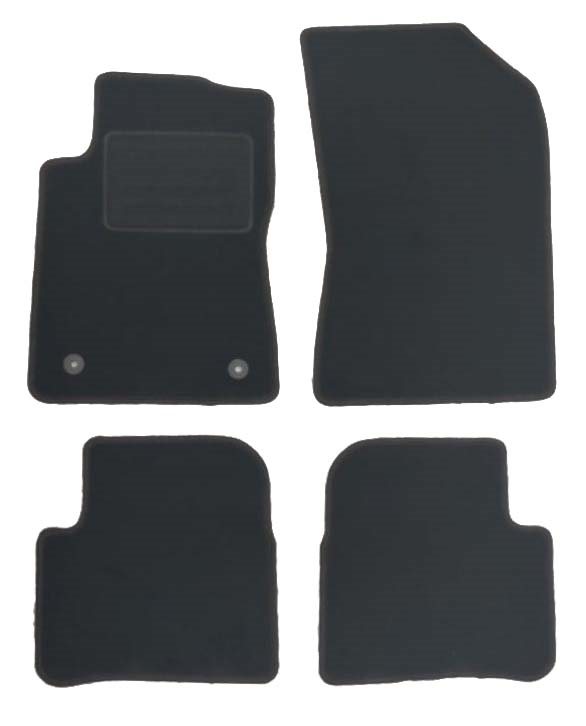 MATTENSET NAALDVILT (ZWART) CITROEN C3 2016 -> 3