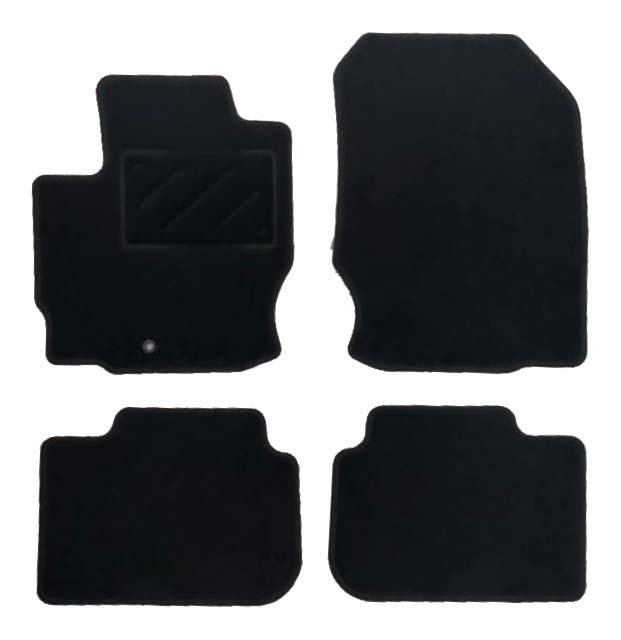 MATTENSET NAALDVILT (ZWART) MITSUBISHI COLT VI 3 DEURS 2005 - 2008 3