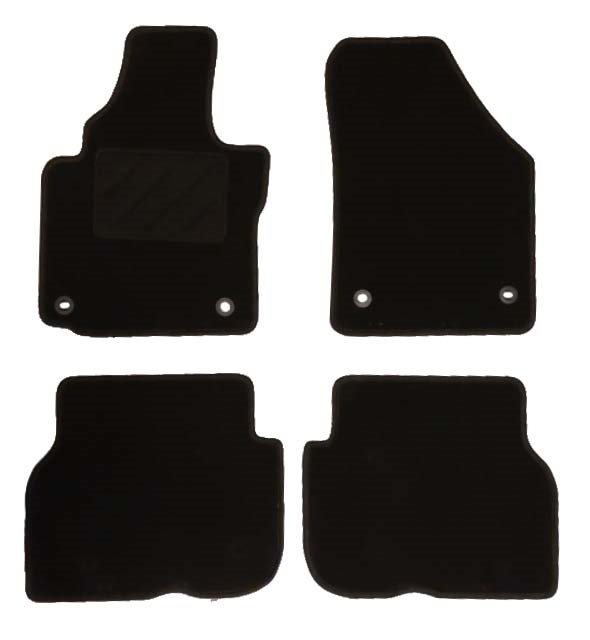 MATTENSET NAALDVILT (ZWART) VW TOURAN 2003-2006 5P RONDE GATEN 3