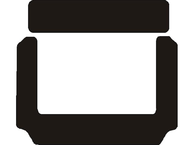 MATTENSET NAALDVILT (ZWART) CHRYSLER VOYAGER 2001 ACHTER