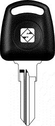 SILCA TRANSPONDERSLEUTEL Z/CHIP MET DOP