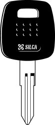 SILCA TRANSPONDERSLEUTEL Z/CHIP MET DOP