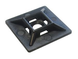 PLAKZADELS ZWART 19X19MM