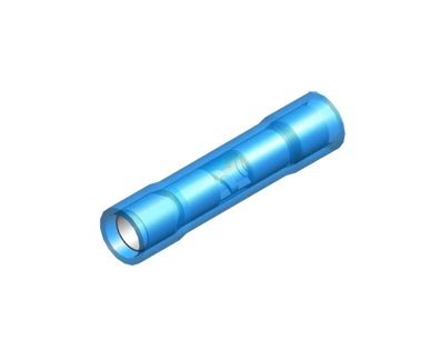 PVC KABELSCHOEN VERBINDER TRANSPARANT (WINDOW) 1,5-2,5 BLAUW