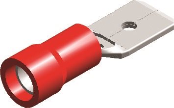 PVC KABELSCHOEN 540 MAN ROOD 6,3X0,8