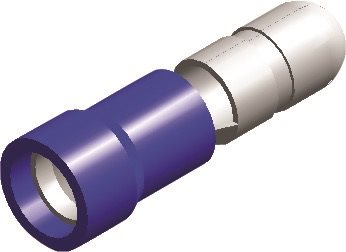 PVC KABELSCHOEN 281 MAN ROND BLAUW 5,0