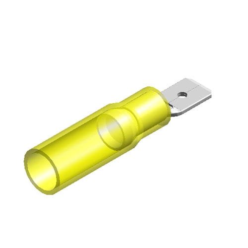 THERMOSEAL NYLON MALE GEEL 4,8X0,8