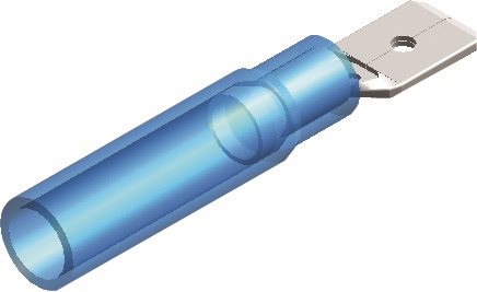 THERMOSEAL NYLON MALE BLAUW 6,3X0,8