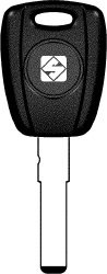 SILCA TRANSPONDERSLEUTEL Z/CHIP MET DOP