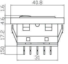 WIPSCHAKELAAR TBV ELEKTRISCHE RAMEN 20A 12V, 12V LED VERLICHT 2