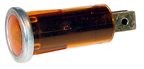 CONTROLE LICHT AMBER/ORANJE CHROOM RAND 12V