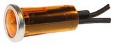 CONTROLE LICHT BLAUW CHROOM RAND MET DRAAD 12V