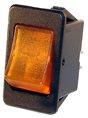 WIPSCHAKELAAR ON/OFF ROOD VERLICHT 20A 12V, 12V LAMP