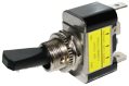 TUIMELSCHAKELAAR ON/OFF ROOD LED 30A 12V, 12V LED
