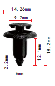 CLIP SUZUKI OE: 09409063225PK, 9046706133CO, 90467061333 2