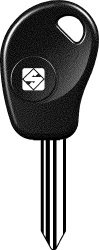 SILCA TRANSPONDERSLEUTEL Z/CHIP MET DOP