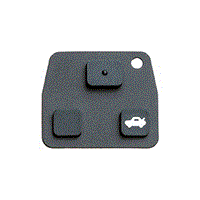 RUBBER PAD VOOR LEGE BEHUIZING 3 KNOPJES