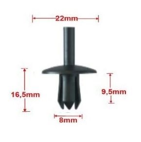 CLIP VAG OE: N90229301, 7703072502 2