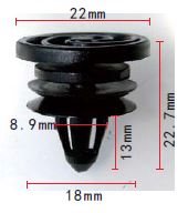 CLIP AUDI, SEAT, SKODA, VW OE: 6K0868243C, 57279 2