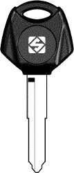 SILCA TRANSPONDERSLEUTEL Z/CHIP MET DOP