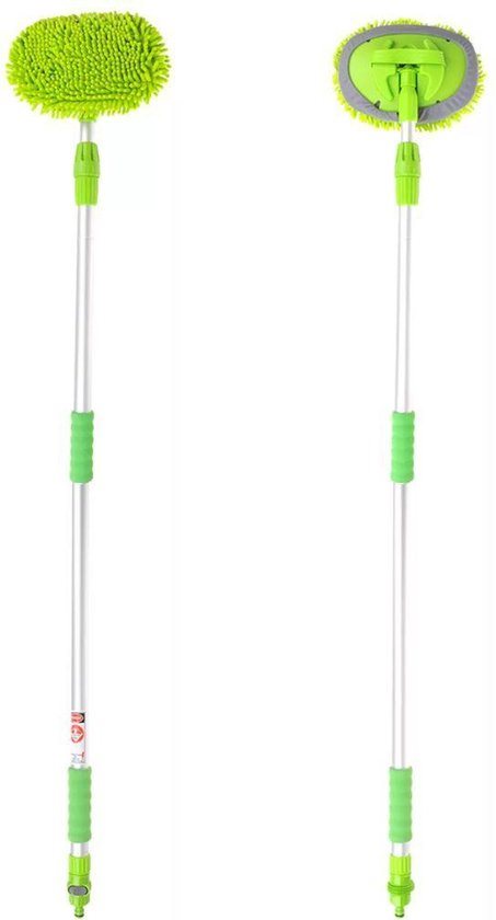 WASBORSTEL CHENILLE TELESCOPISCHE STEEL 2,5 METER