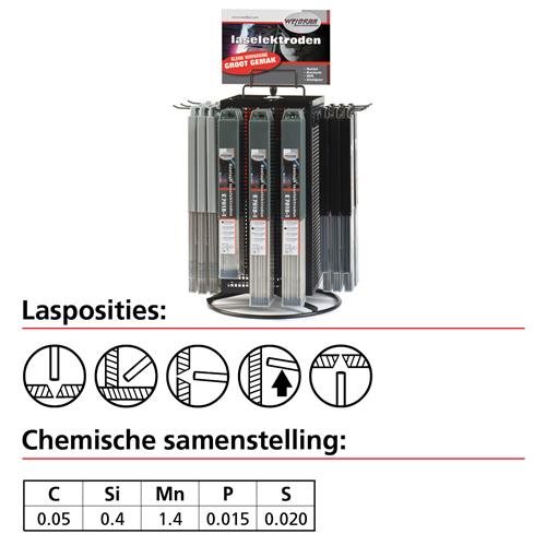 LASELEKTRODE E 7018 Ø 3,25 X 350MM