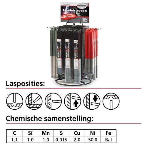 LASELEKTRODEN NI-FE GIETIJZER Ø 2,5X300MM