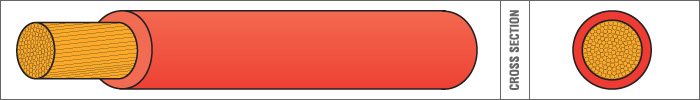 ACCUKABEL XTRA FLEX 35,0MM² ROOD (1M-100/ROL)