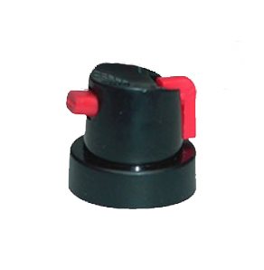 COLORMATIC VARIABEL SPROEIKOP ZWART-ROOD