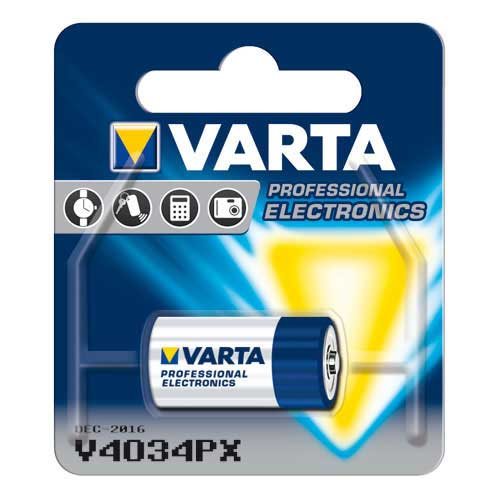 VARTA V4034PX 4LR44 6V 170MAH Ø13X25,2MM
