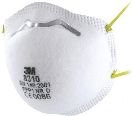 3M STOFMASKER 8310 FFP1 NPF 4 ZONDER VENTIEL (10)