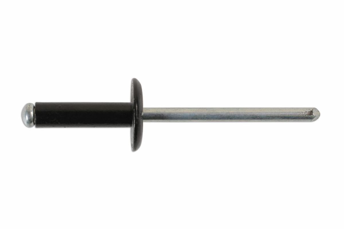 BLIND KLINKNAGEL ZWART ALU/STAAL 3,2X8MM (1,0-5,0)