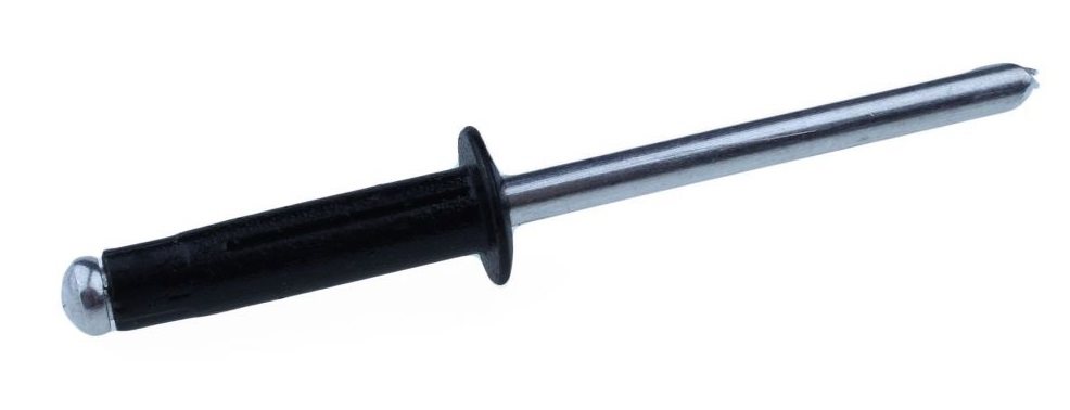 NO. PLATE BLIND RIVET TRIFORM BLACK ALUMINIUM 4,8X20,5MM