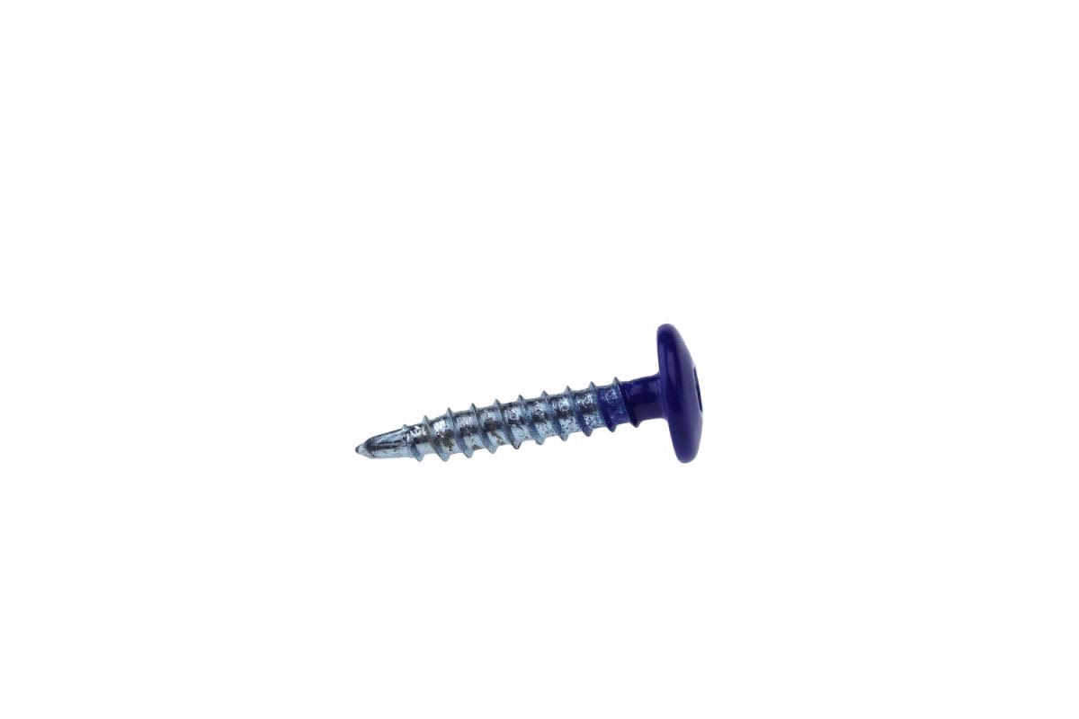 KENTEKENPLAATSCHROEF RVS BLAUW 4,8X20