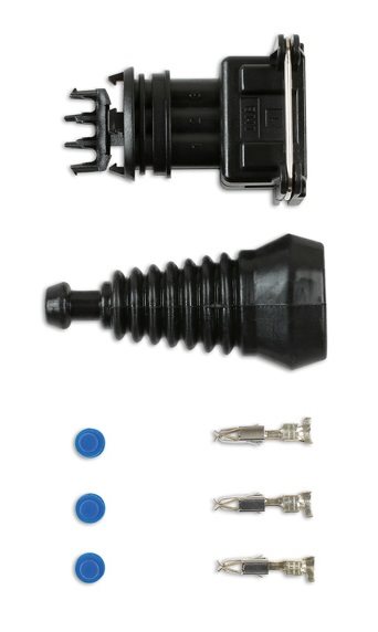 FUEL INJECTOR CONNECTOR 3-PINS SET 8-DLG