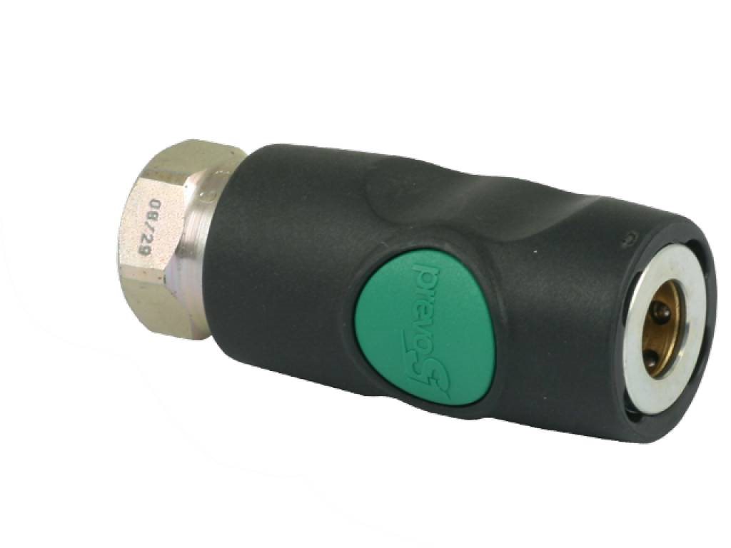 PREVOST VEILIGHEIDSKOPPELING KNOP GROEN G 3/8 BI S1