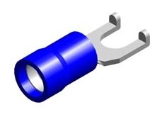 PVC KABELSCHOEN 553 VORK + LIP BLAUW M5 (5,3)