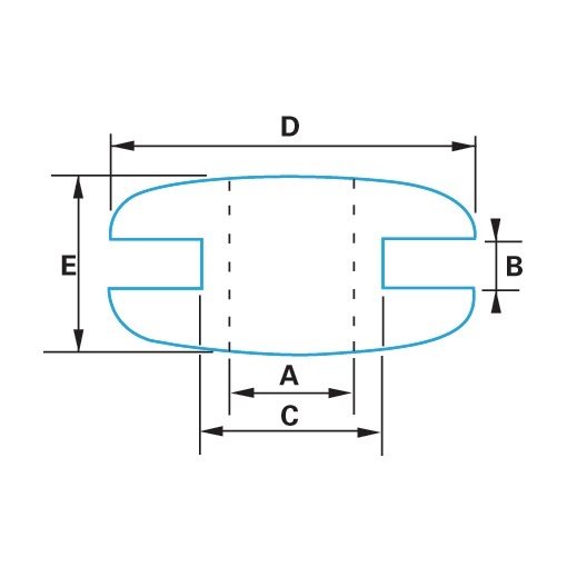 DOORVOERTULE Ø 8,73-3,18MM (1/8") 2