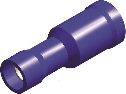 PVC KABELSCHOEN 1549 VROUW ROND BLAUW 4,0