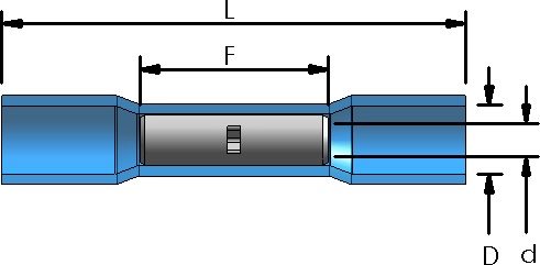 THERMOSEAL NYLON VERBINDER BLAUW 2