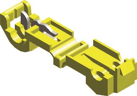 NYLON KLIK-IN CONNECTOR GEEL 953