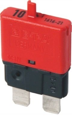 ZEKERING AUTOMAAT TOT 32V H=34MM ATO ROOD 10A