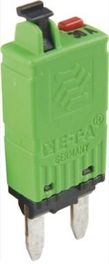ZEKERING AUTOMAAT TOT 24V H=37MM MINI GROEN 30A