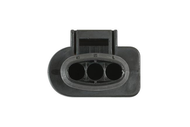 CONNECTOR SET VAG #2,8MM VROUW 3-PINS 3