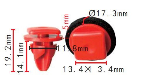CLIP FIAT OE: 52068106
